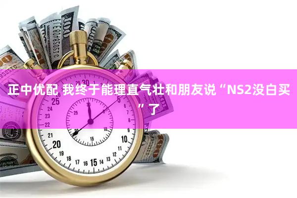 正中优配 我终于能理直气壮和朋友说“NS2没白买”了