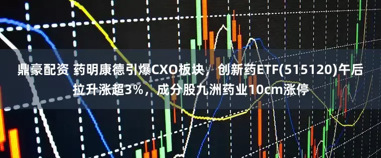 鼎豪配资 药明康德引爆CXO板块，创新药ETF(515120)午后拉升涨超3%，成分股九洲药业10cm涨停