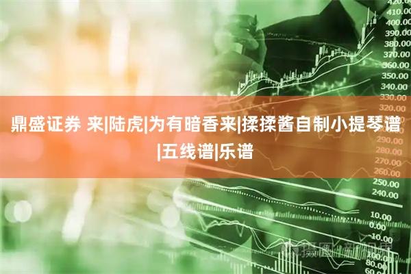 鼎盛证券 来|陆虎|为有暗香来|揉揉酱自制小提琴谱|五线谱|乐谱